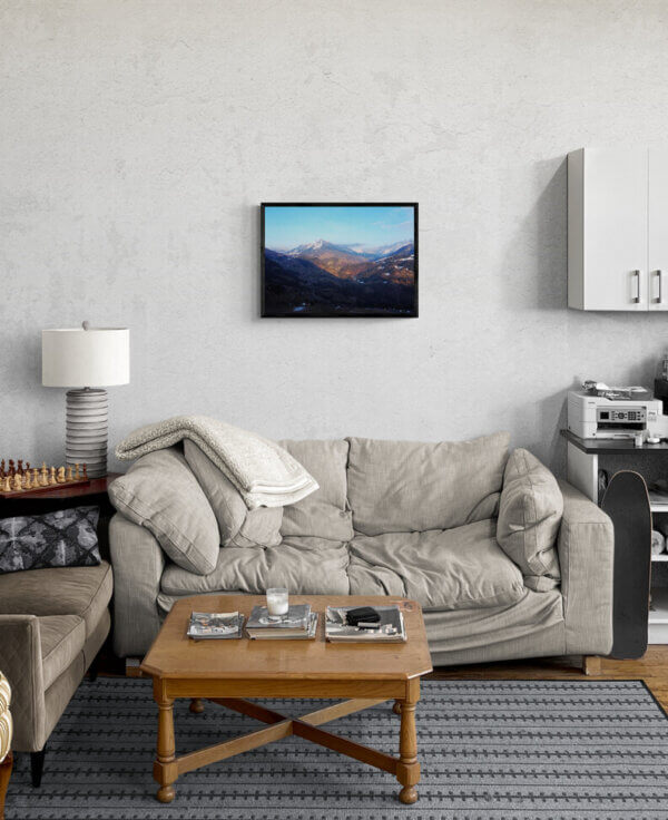 La montagne au crépuscule